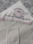 Ręcznik kąpielowy z napisem Princess różowy Miluś 46 - photo #2