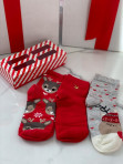 Zestaw 3 par damskich skarpet świątecznych we wzory  Mistik 150 - photo #3