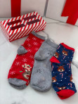 Zestaw 3 par damskich skarpet świątecznych we wzory  Redmi  150 - photo #4