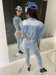 Kurtka jeansowa ze ściągaczem Beatriz 26 - photo #2