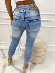 Spodnie jeansowe z wycięciami po bokach Pam 49 - photo #3