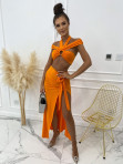 Komplet top i spódnica pomarańczowy Vivo 09 - photo #0