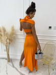 Komplet top i spódnica pomarańczowy Vivo 09 - photo #3