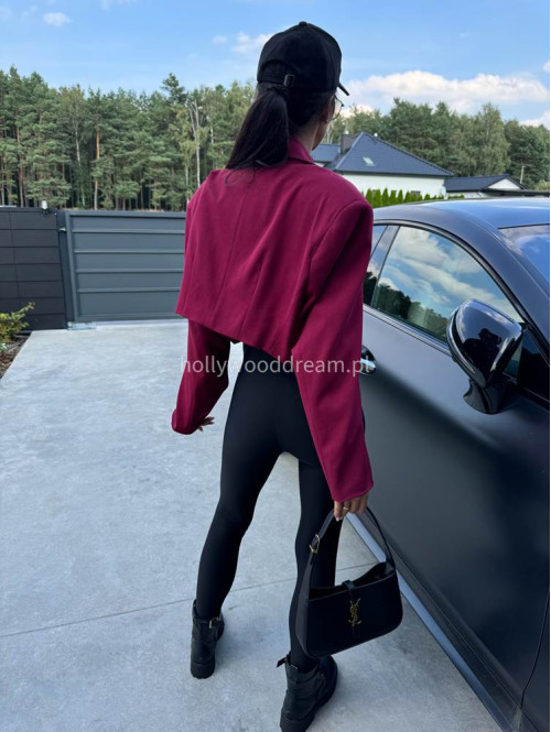 Czarne legginsy z zapiętką IRMA 69 - photo #2