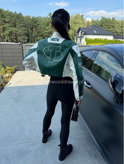 Czarne legginsy z zapiętką IRMA 69 - photo #6