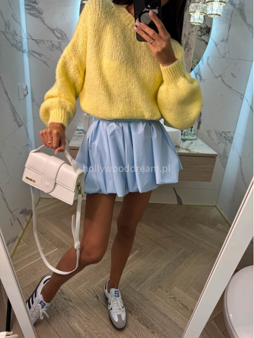 Pastelowy żółty sweter oversize Ksawery 06 - photo #47