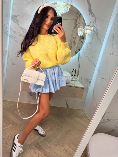 Pastelowy żółty sweter oversize Ksawery 06 - photo #50