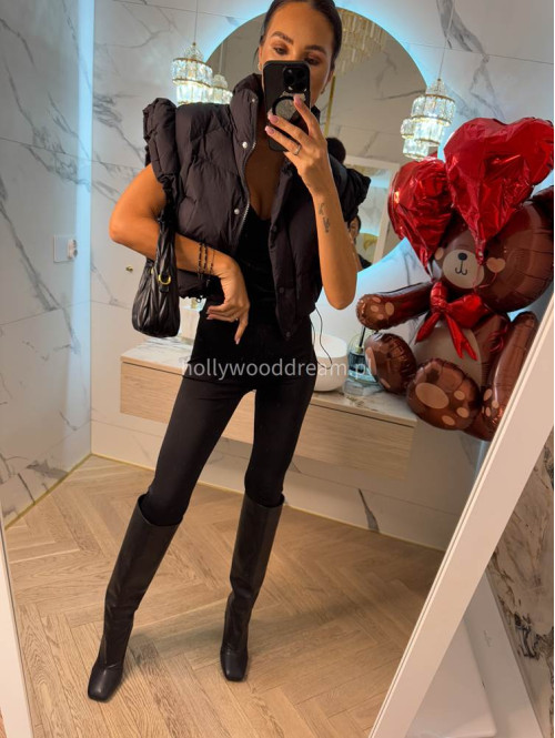 Kamizelka pikowana , puchowa MADRID czarna 37 - photo #3