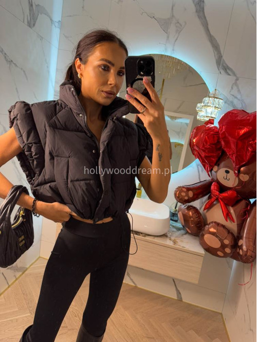 Kamizelka pikowana , puchowa MADRID czarna 37 - photo #10