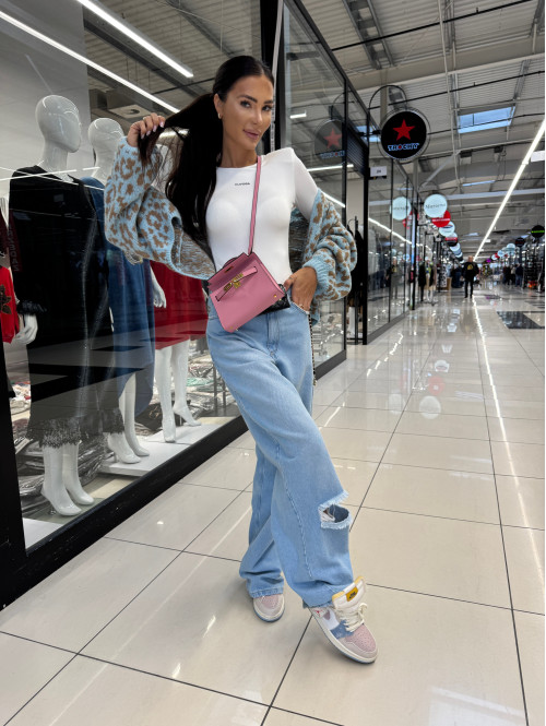Spodnie z dziurą ARMAS sprany jeans 69 - photo #1