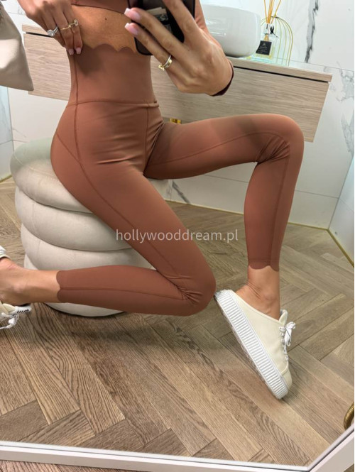!!PRE-ORDER!! WYSYŁKA PO 30.05!! Komplet top + legginsy WERONA ceglasty 89 - photo #16