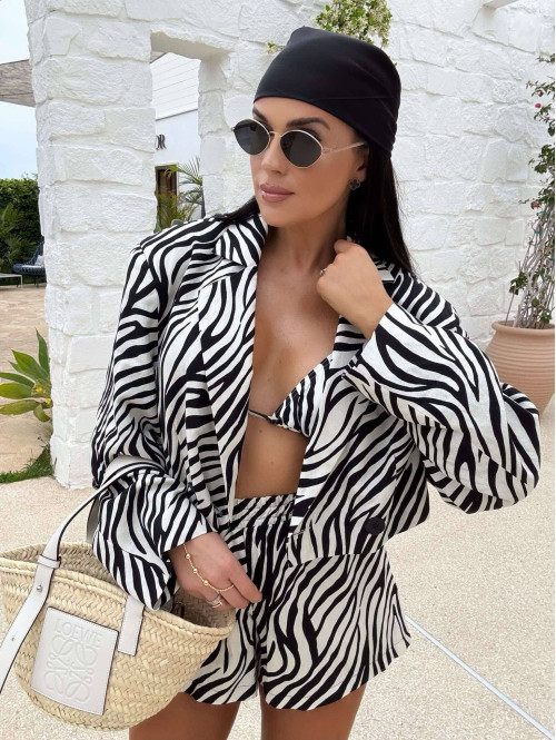 Bikini LA MILLA zebra czarno biała 25 - photo #1