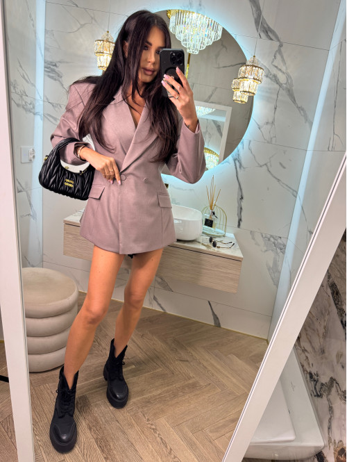 Marynarka taliowana ANIA mokka 69
