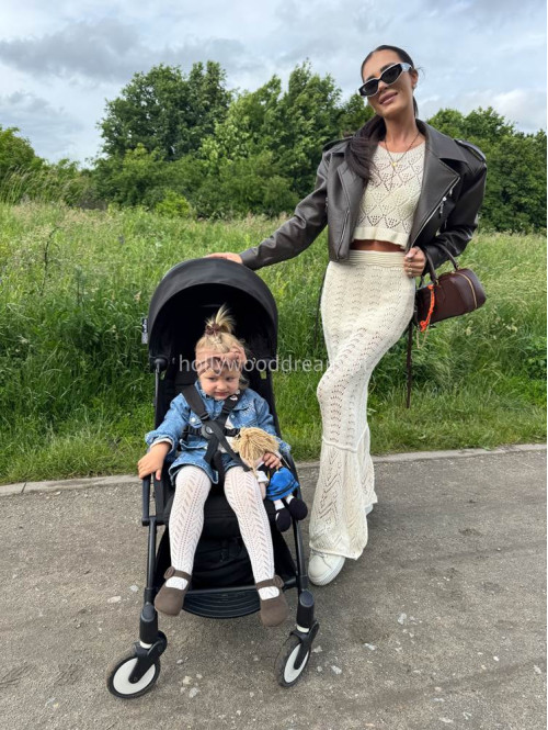 Komplet plażowy top + spódnica maxi ażurowy BONI kremowy  17 - photo #20