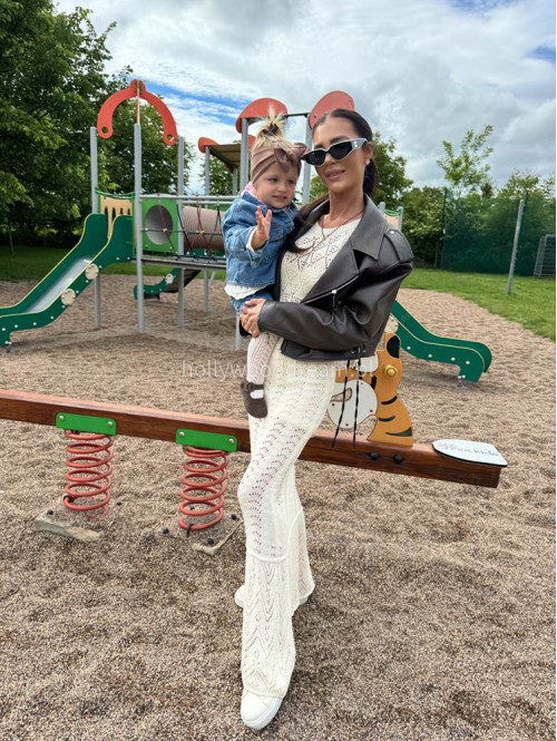 Komplet plażowy top + spódnica maxi ażurowy BONI kremowy  17 - photo #24