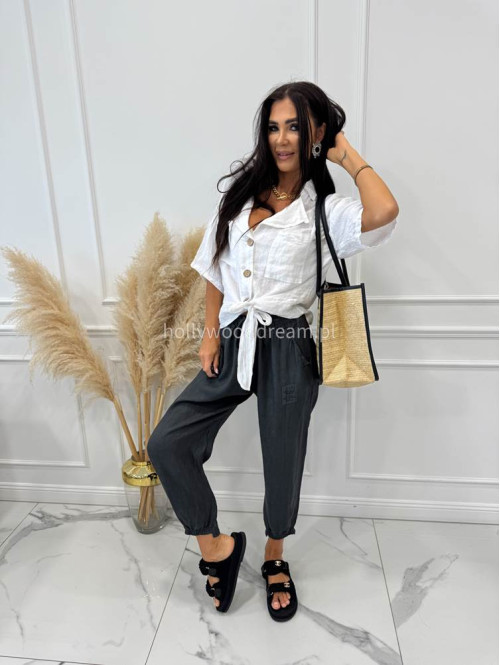 Duża torebka typu shopper PARIS z czarnym paskiem - photo #9