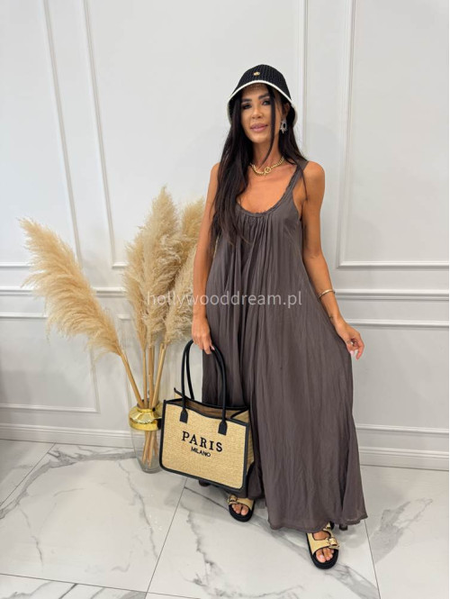 Duża torebka typu shopper PARIS z czarnym paskiem - photo #23
