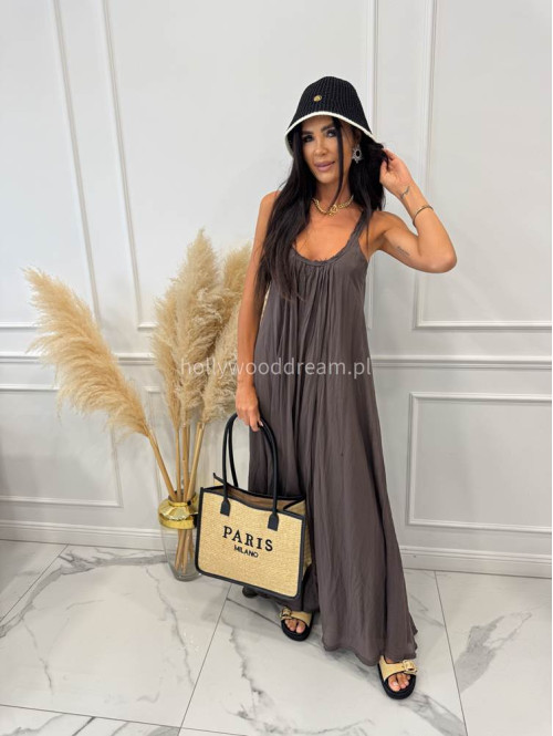 Duża torebka typu shopper PARIS z czarnym paskiem - photo #24