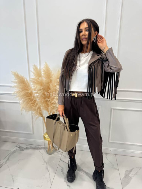 Crop top oversize z bawełną HAMILTON biały 06 - photo #31