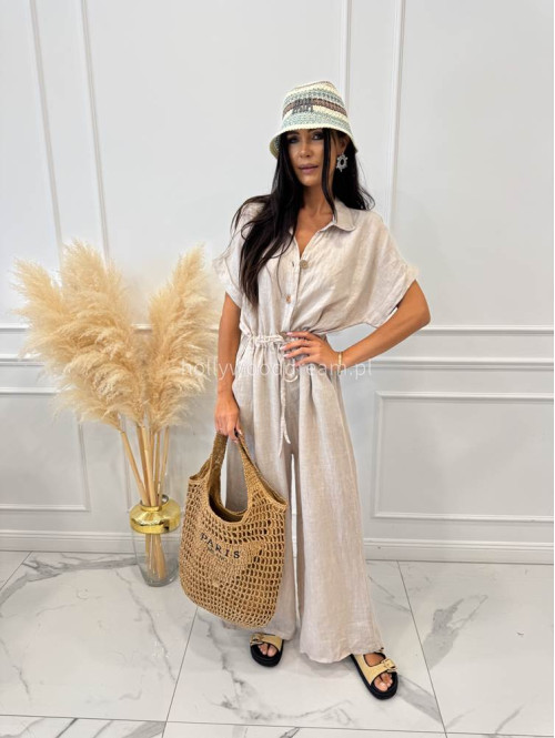 Torebka duża pleciona typu shopper PARIS MILANO karmelowa - photo #9