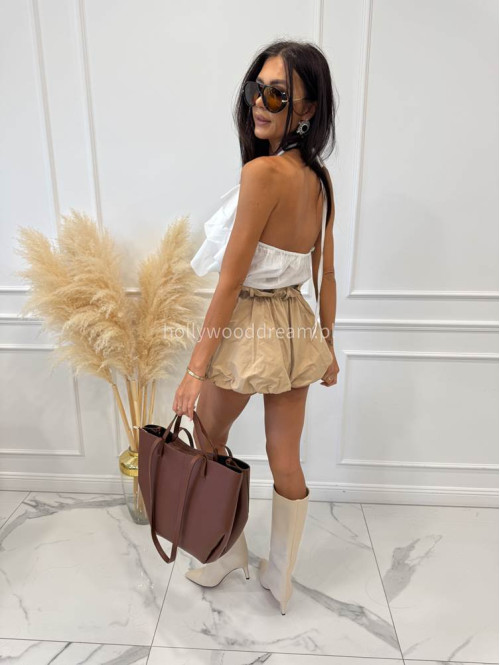 Torebka średnia shopper skóra węża z wkładem LIZA ruda - photo #5