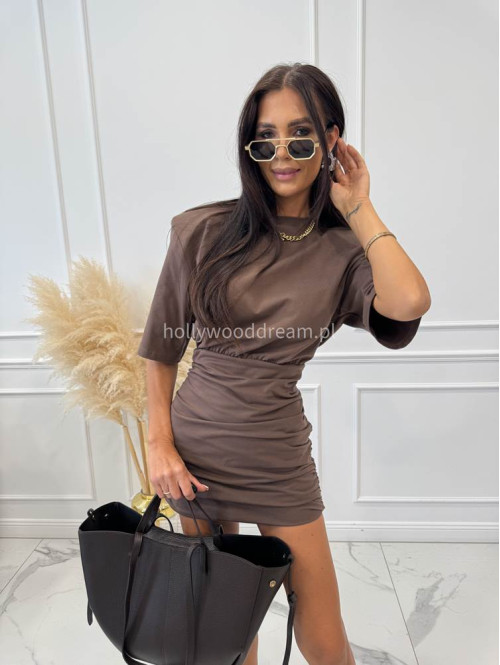 Torebka średnia shopper skóra węża z wkładem LIZA czekoladowa - photo #17