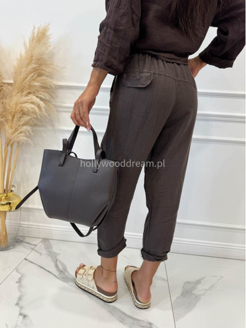 Torebka mała shopper ze skóry węża z wkładem LOLA czekoladowa - photo #17
