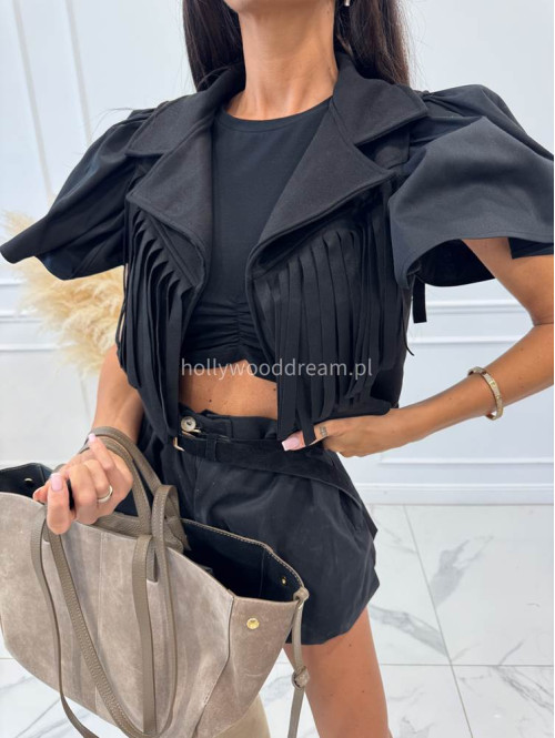 Torebka średnia shopper zamsz + skóra z wkładem NOE fango - photo #22