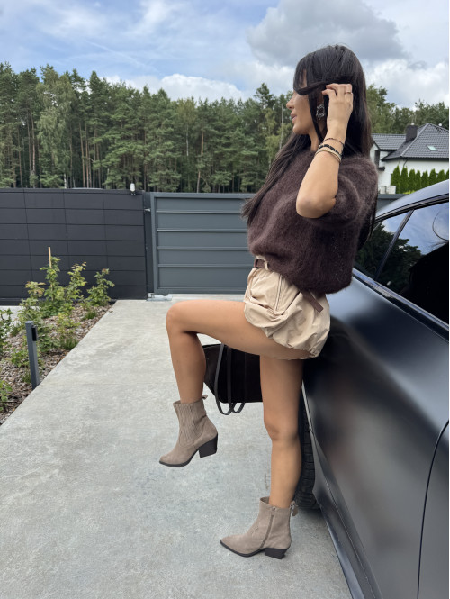 PRE ORDER Spodenki krótkie bombka JULIETTA beżowe 161 - photo #87