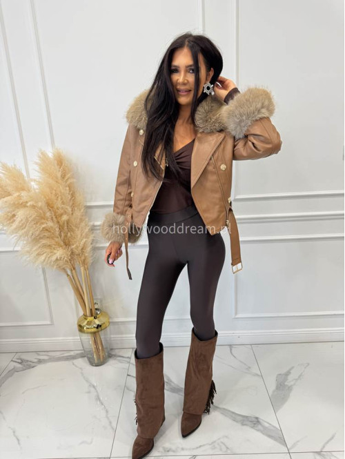 PRE ORDER Legginsy z zapiętką Blania czekoladowe 31 - photo #50