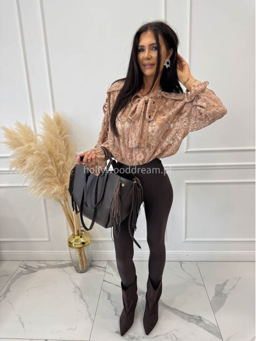 PRE ORDER Legginsy z zapiętką Blania czekoladowe 31 - photo #69