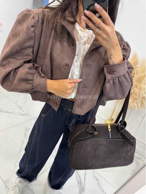 Spodnie jeans balloon fit bawełna ciemny granat LOOSE 192 - photo #1