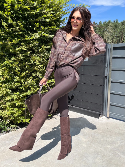 PRE ORDER Legginsy z zapiętką Blania czekoladowe 31 - photo #78