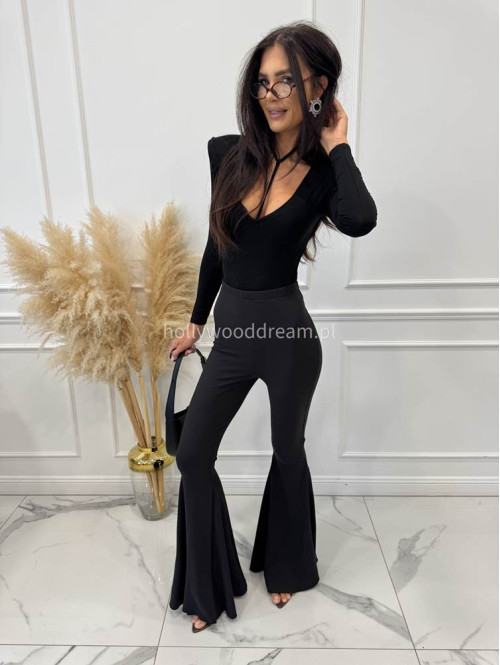 Body z chokerem czarne AGATA 131 - photo #29