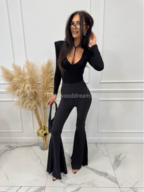 Body z chokerem czarne AGATA 131 - photo #36
