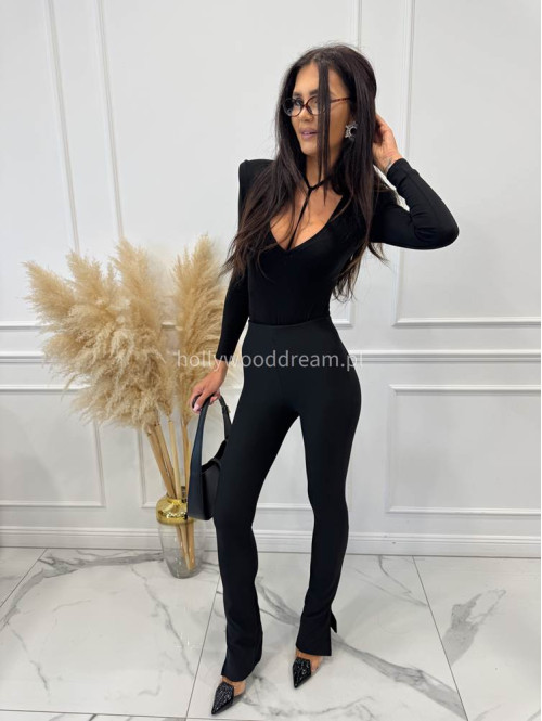Body z chokerem czarne AGATA 131 - photo #48