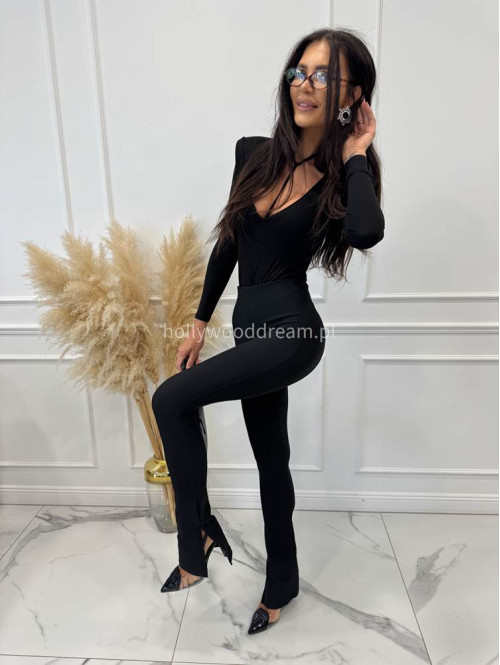 Body z chokerem czarne AGATA 131 - photo #52