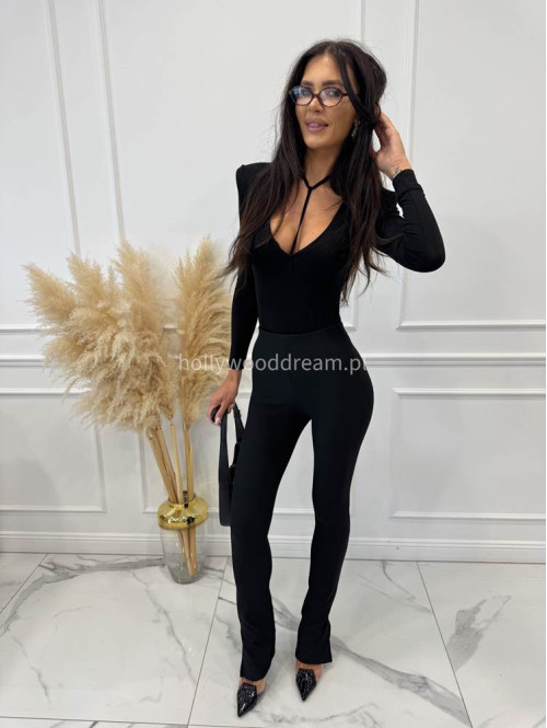 Body z chokerem czarne AGATA 131 - photo #57