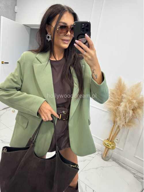 Marynarka oversize zielona GLAM 171 - photo #1