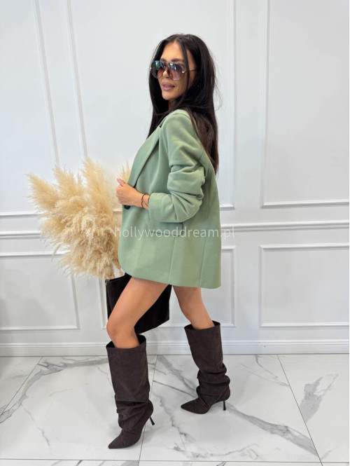 Marynarka oversize zielona GLAM 171 - photo #10