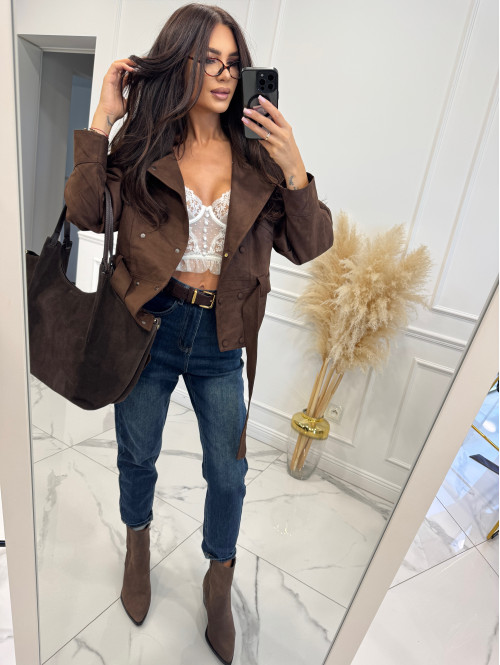 Spodnie jeans z naszywką na tylnej kieszeni ciemno niebieskie DENIM 192