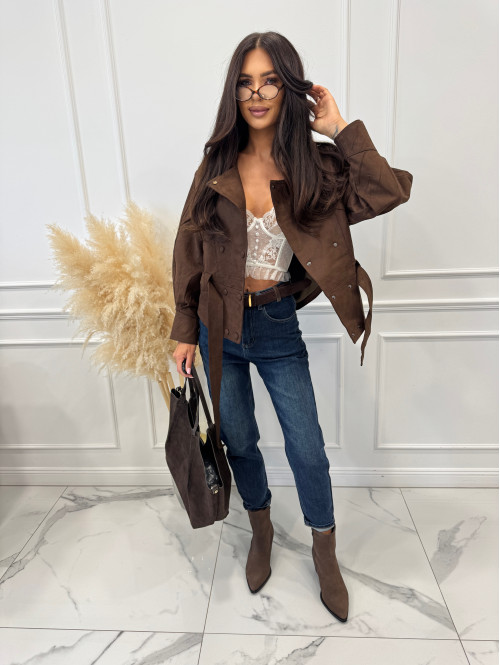 Spodnie jeans z naszywką na tylnej kieszeni ciemno niebieskie DENIM 192 - photo #1