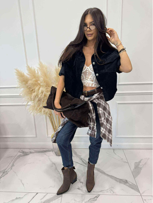 Spodnie jeans z naszywką na tylnej kieszeni ciemno niebieskie DENIM 192 - photo #21