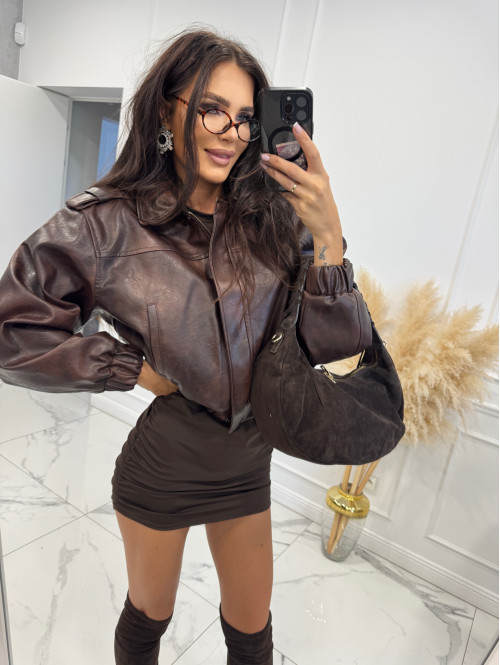 Kurtka oversize vintage brązowa Malori 69 - photo #0