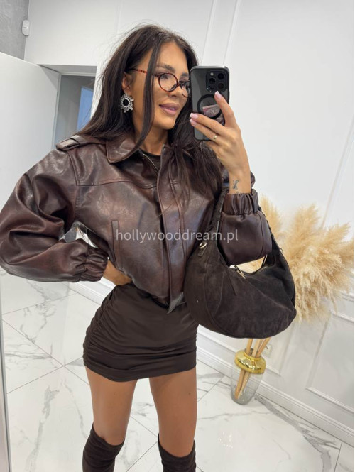 Kurtka oversize vintage brązowa Malori 69 - photo #3