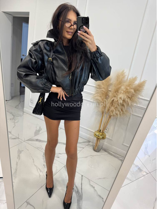 Kurtka oversize vintage czarna Malori 69 - photo #3