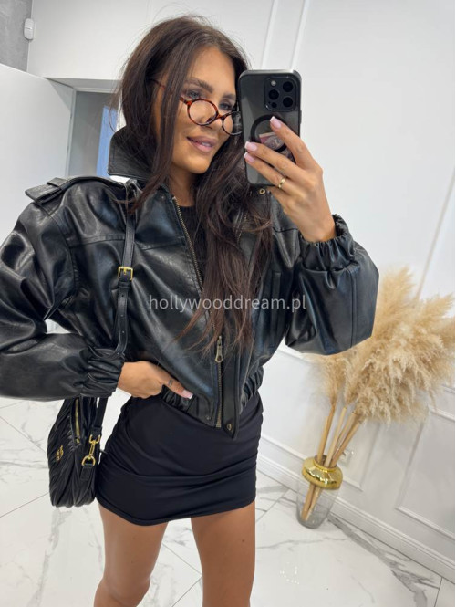 Kurtka oversize vintage czarna Malori 69 - photo #5