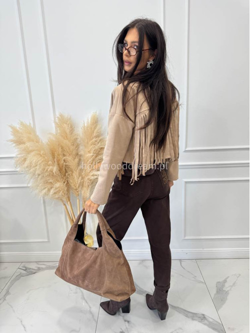 Torebka duża shopper beżowa LIV - photo #8