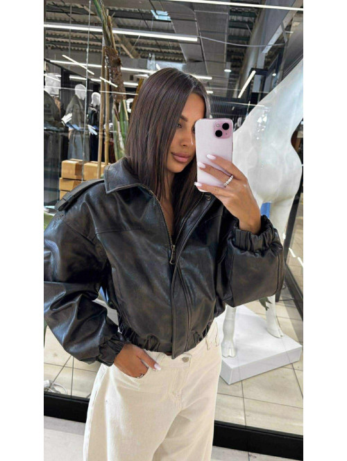 Kurtka oversize vintage czarna Malori 69 - photo #20