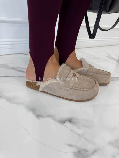 Legginsy z zapiętką i wysoką gumą bordowe ME GUSTA 131 - photo #9